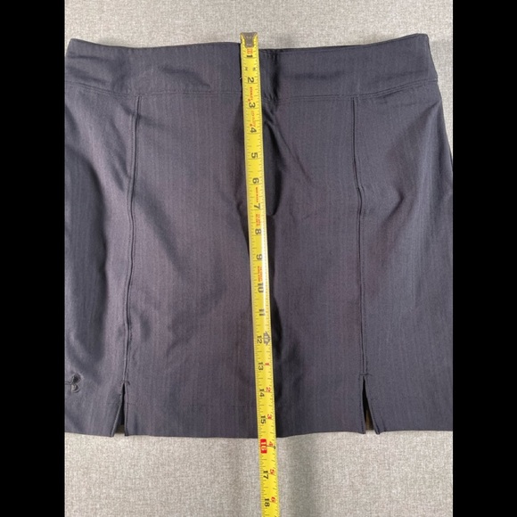 Under Armour Glof Tennis Skort skirt black side zip size 4 - Picture 2 of 6